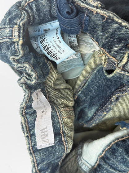 Zara Kids Blue Denim Jogger Jeans Size 9