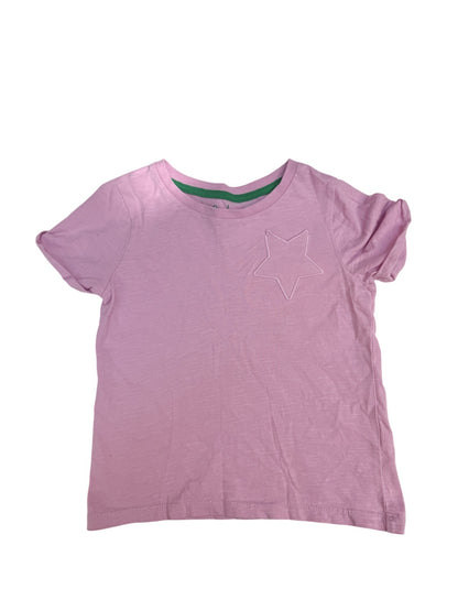 Boden Pink Star T-Shirt 3-4Y