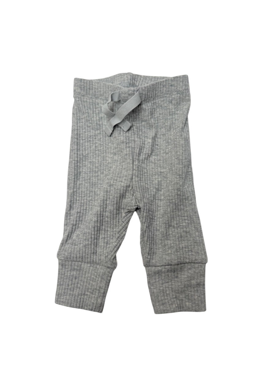 Baby Gap Gray Ribbed Leggings Preemie 7