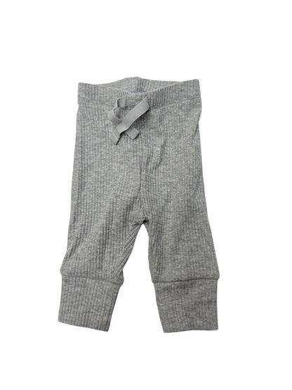 Baby Gap Gray Ribbed Leggings Preemie 7