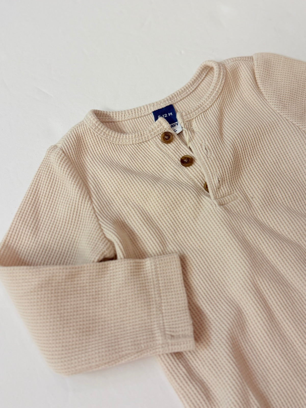 Old Navy Thermal Waffle Knit Bodysuit 6-12M