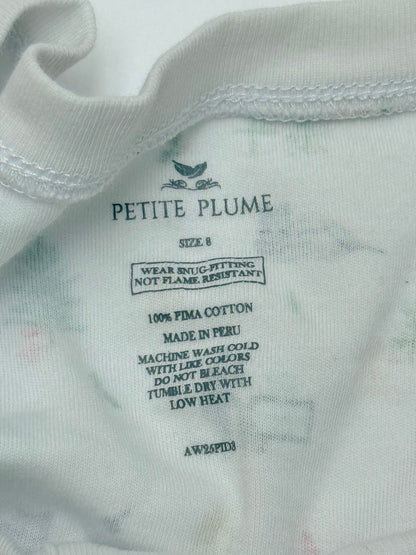 Petite Plume Cat Christmas Pajama Set Size 8