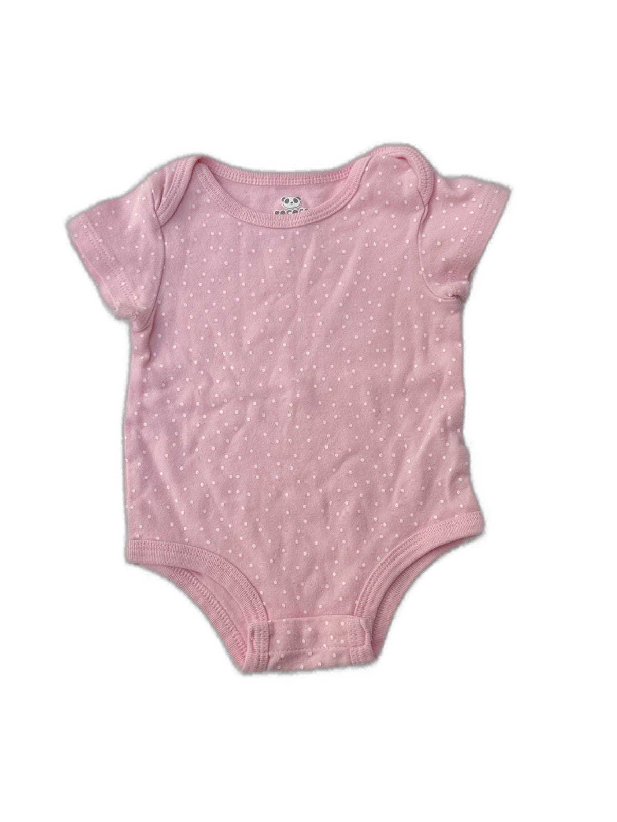 Rococo Pink Polka Dot Bodysuit 9M