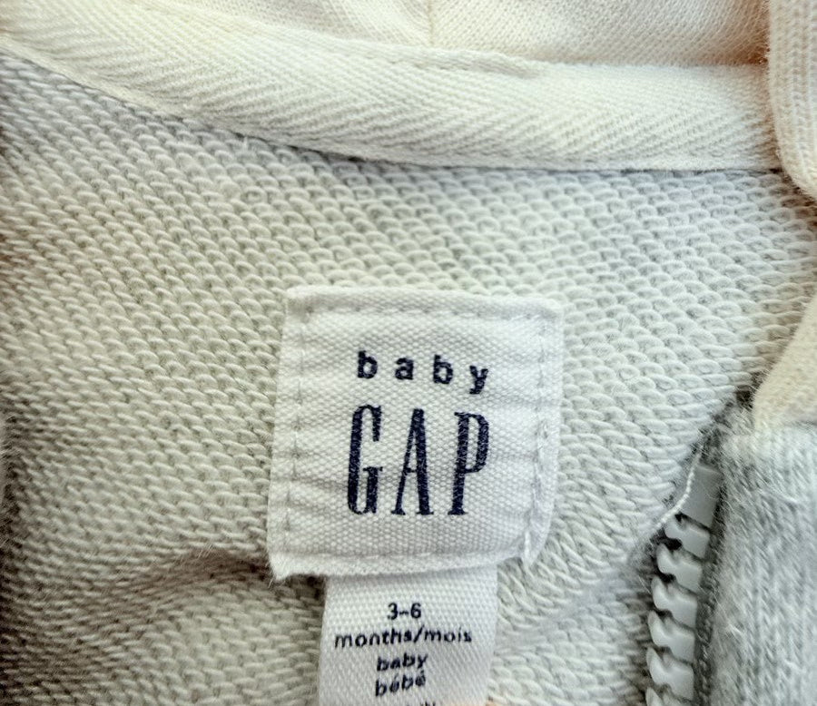 Baby Gap Colorblock Zip Hoodie 3-6M