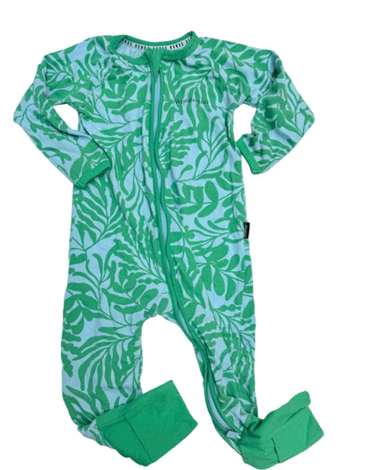 Bonds Wondersuit Tropical Leaf Zipsuit Size 1
