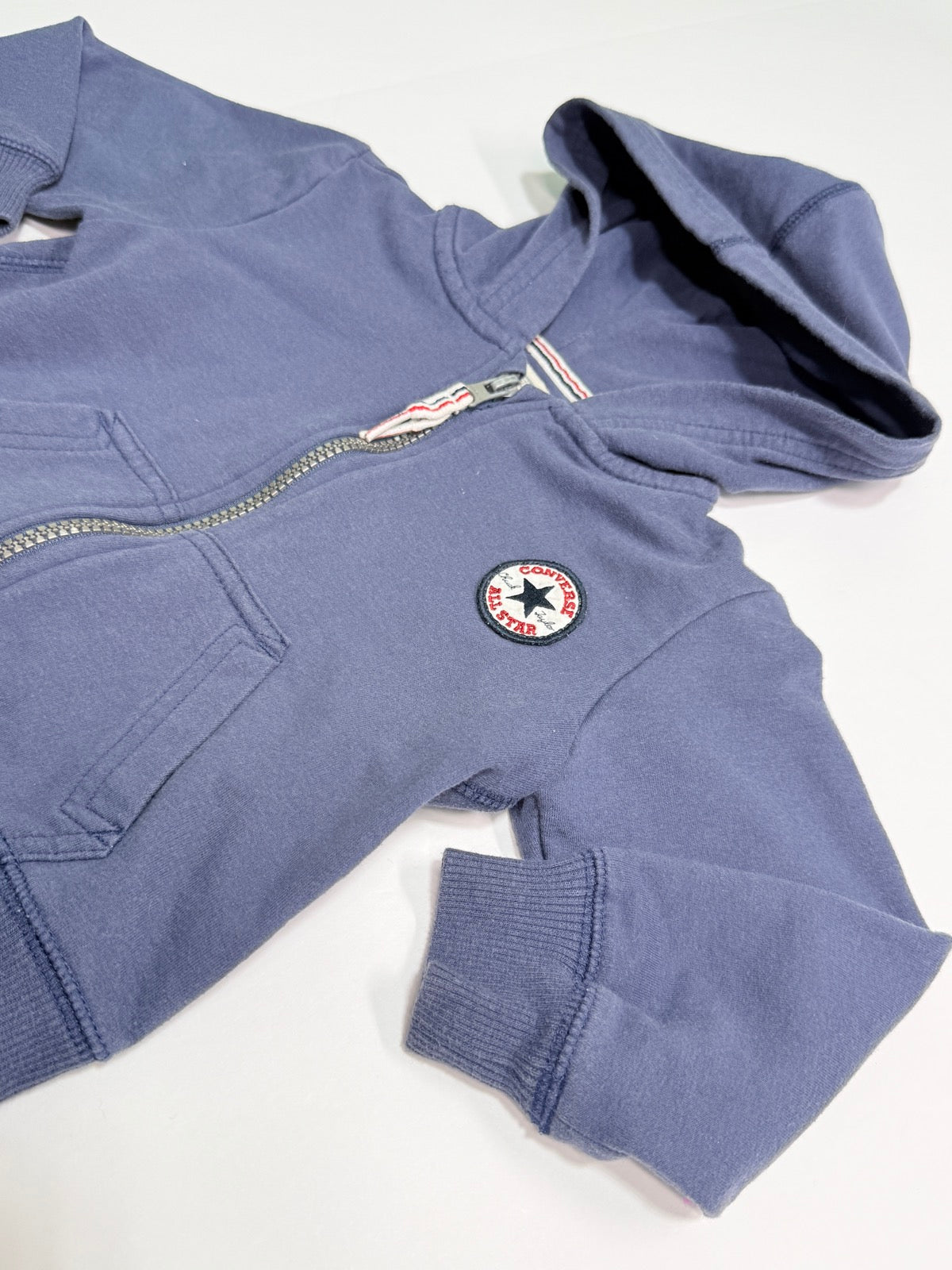 Converse All Star Blue Zip Hoodie 2T