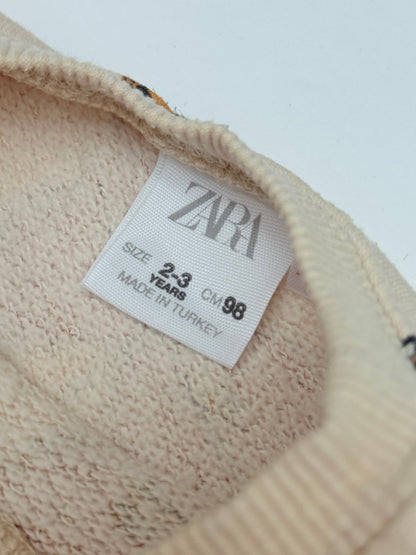 Zara Butterfly Print Sweatshirt 2-3Y