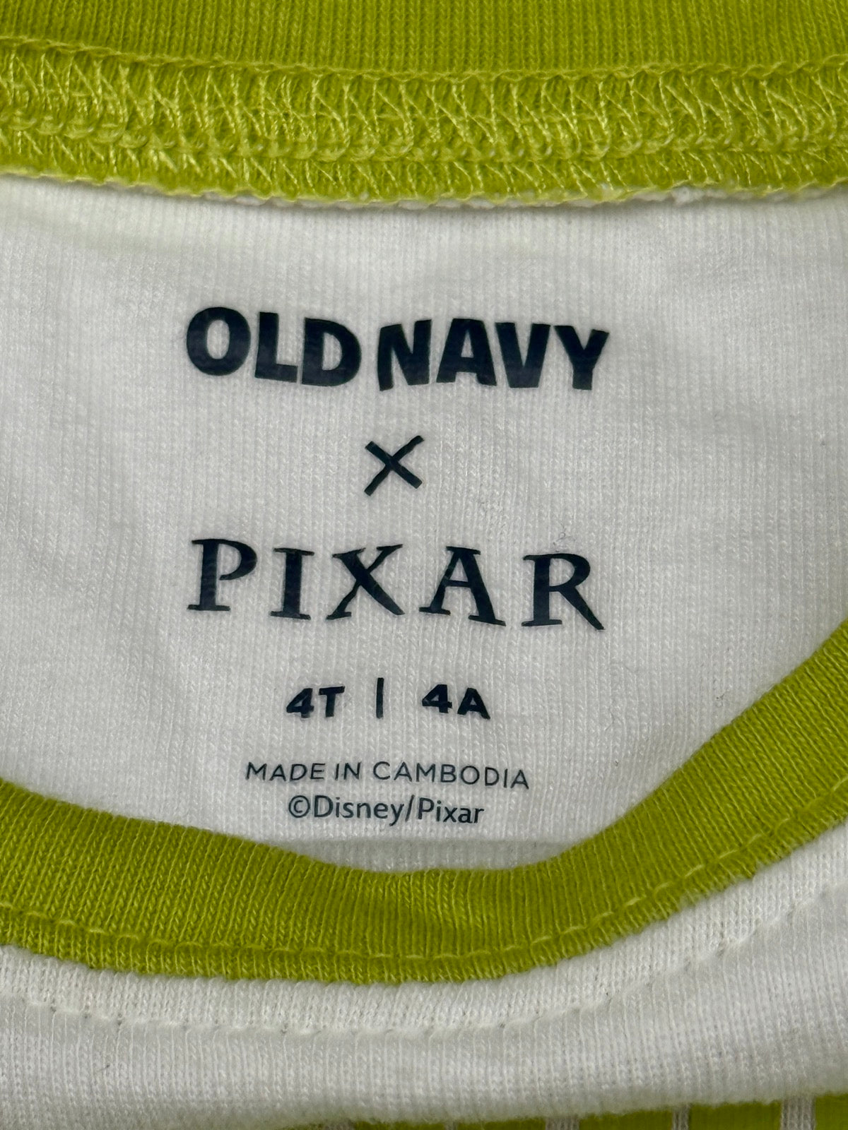 Old Navy x Pixar Toy Story Pajama Set 4T