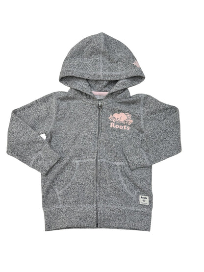 Roots Kids Gray Zip Hoodie 3T