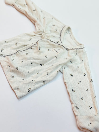 Susu & Cra Cherry Print Cardigan Size 70
