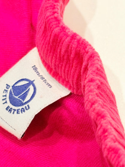Petit Bateau Pink Corduroy Pants 18m