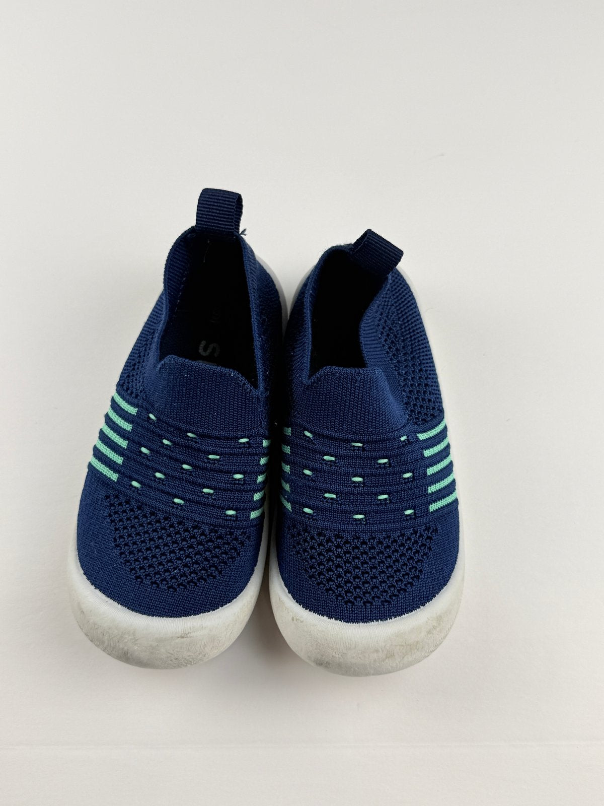 Navy Knit Slip-On Shoes Size 6