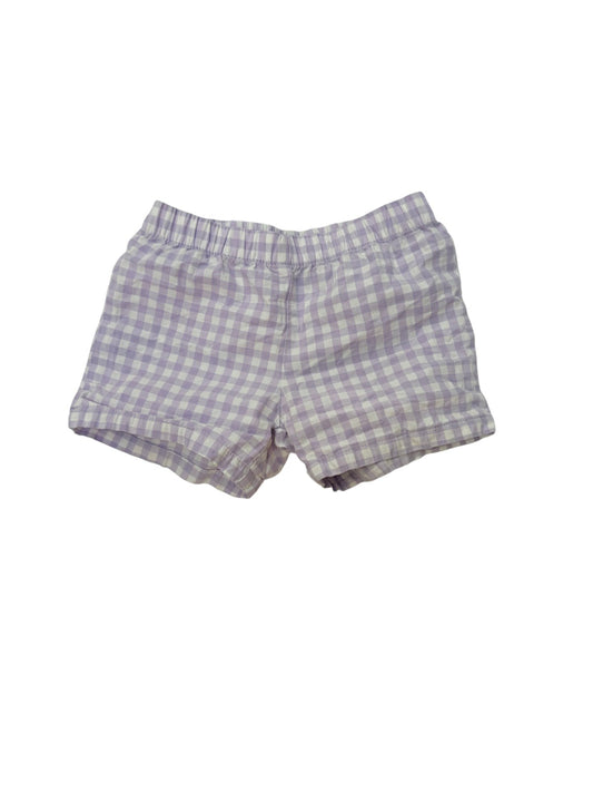 Carter's Purple Gingham Shorts 2T