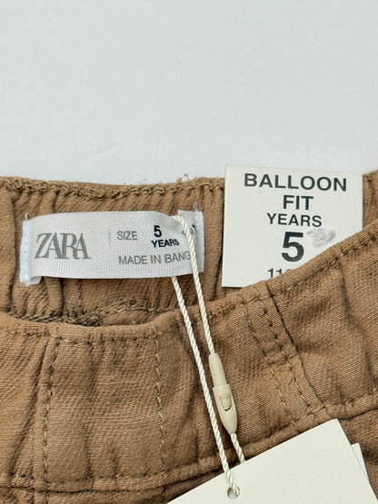 NWT - Zara Balloon Fit Pants Size 5