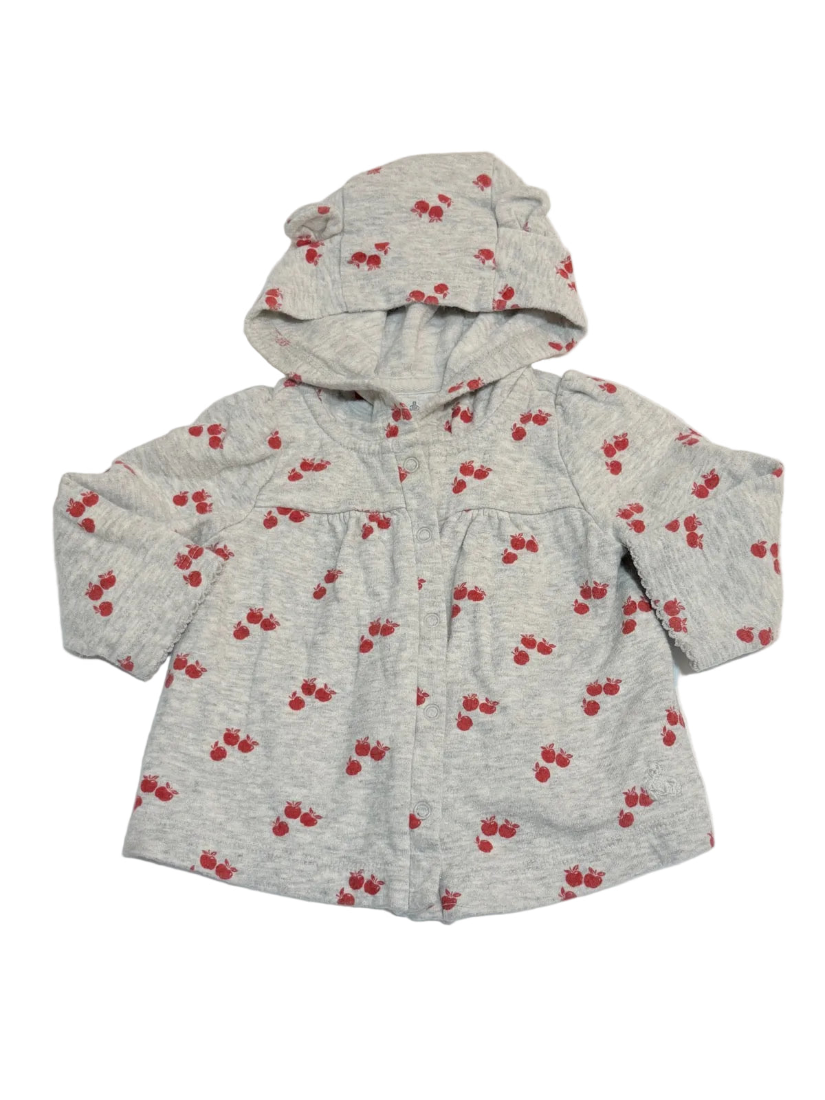 babyGap Apple Print Hooded Jacket 3-6m