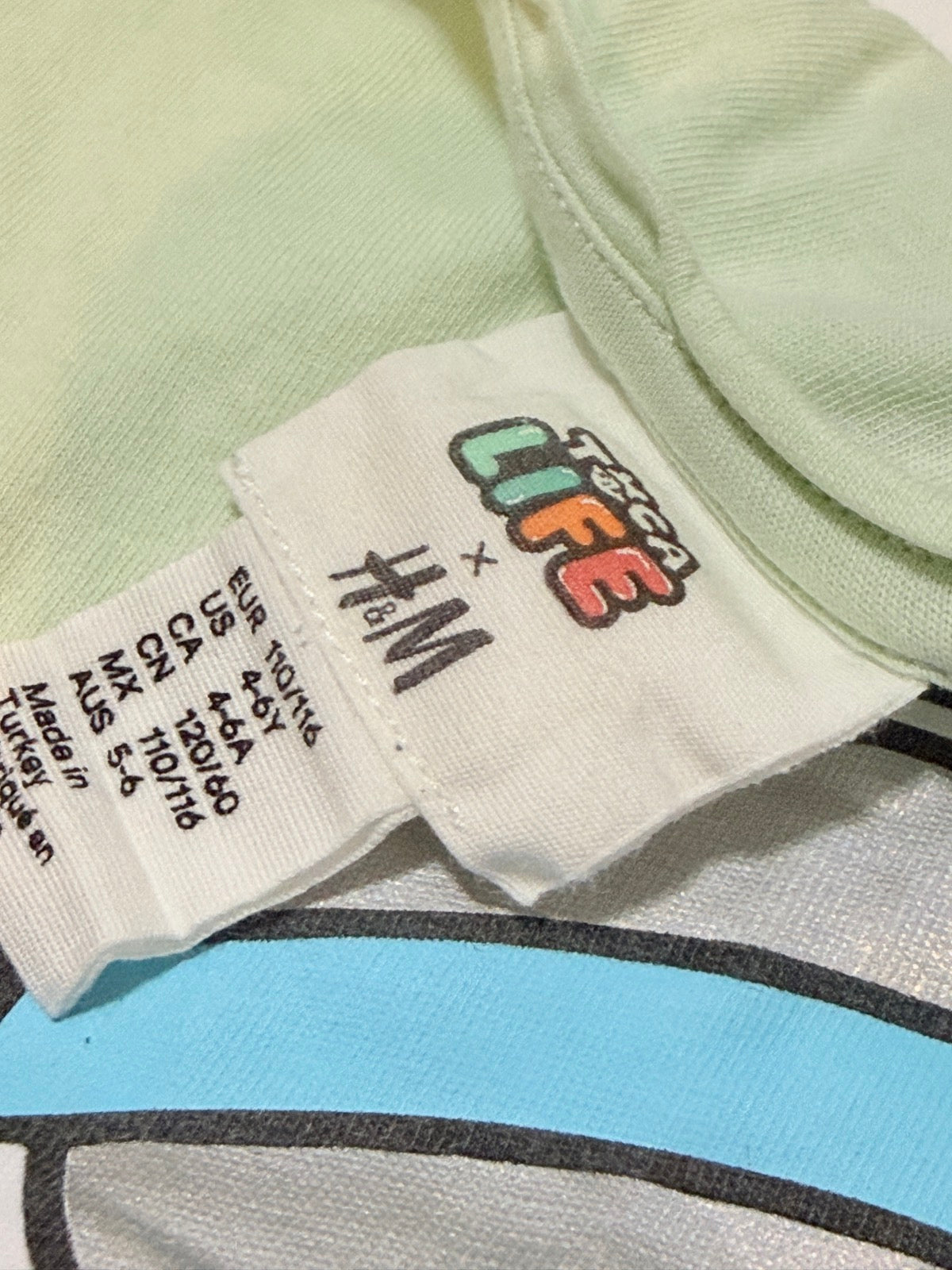 Toca Life x H&M Green Graphic T-Shirt 4-6Y