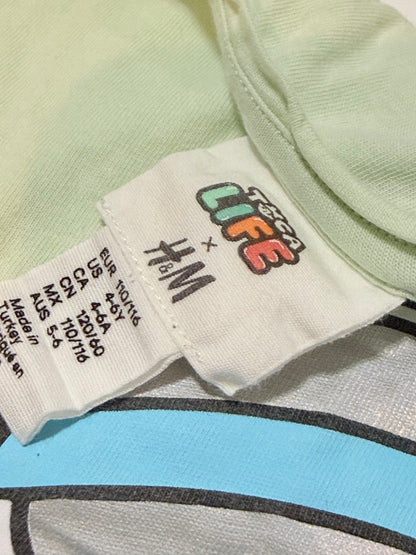 Toca Life x H&M Green Graphic T-Shirt 4-6Y