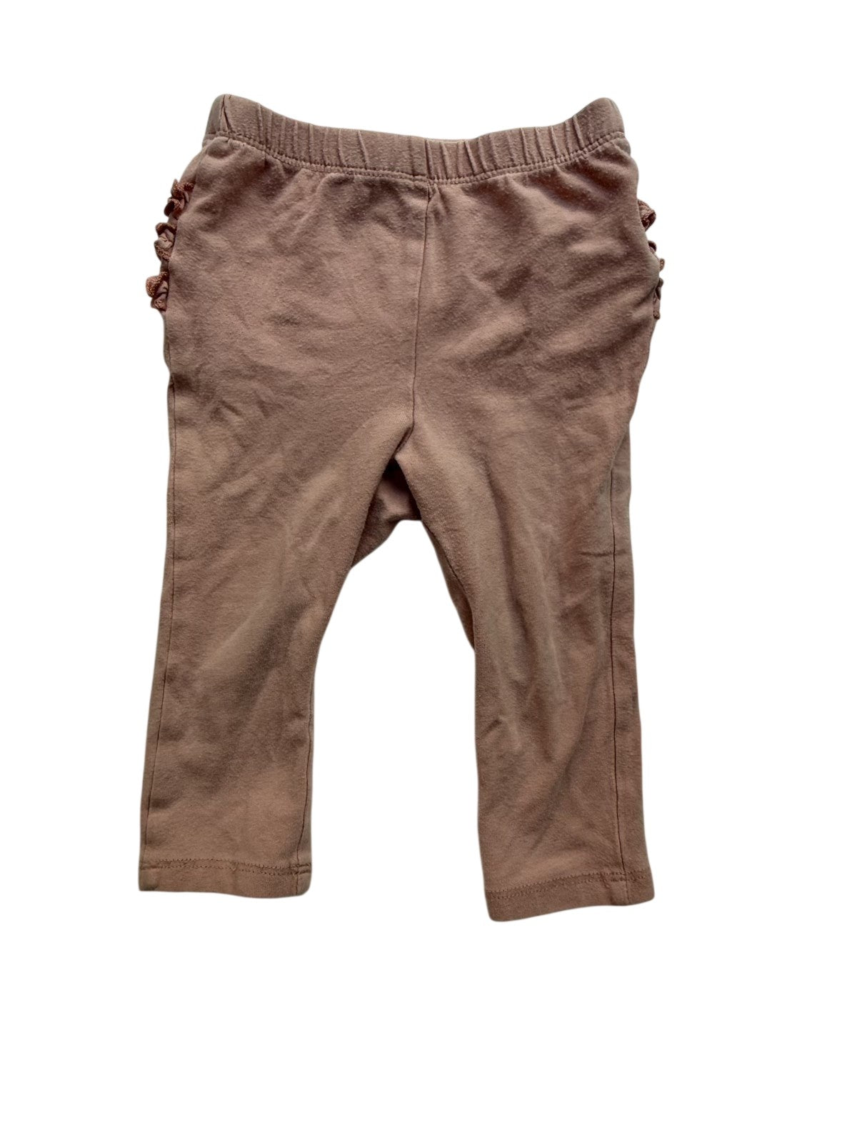 Old Navy Pink Ruffle Leggings 12-18M