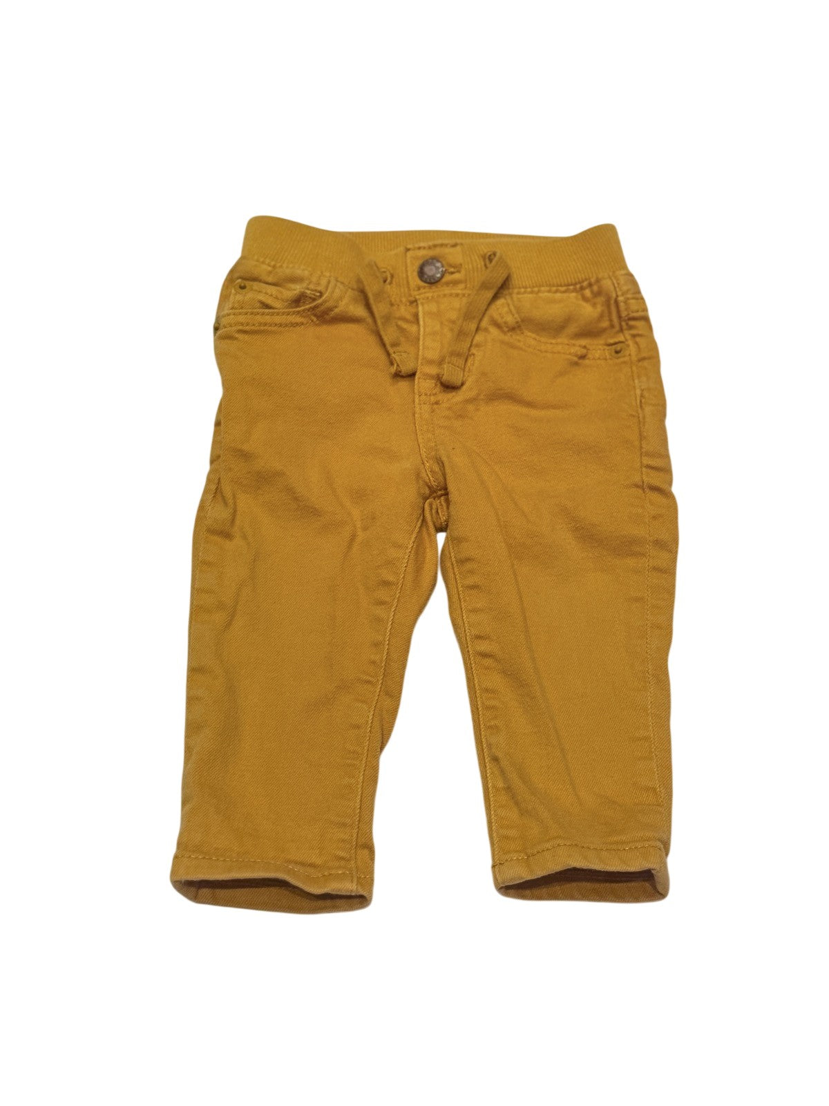 Baby Gap Mustard Yellow Pull-On Jeans 6-12M