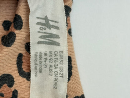 H&M Leopard Print Sleeveless Dress 2T