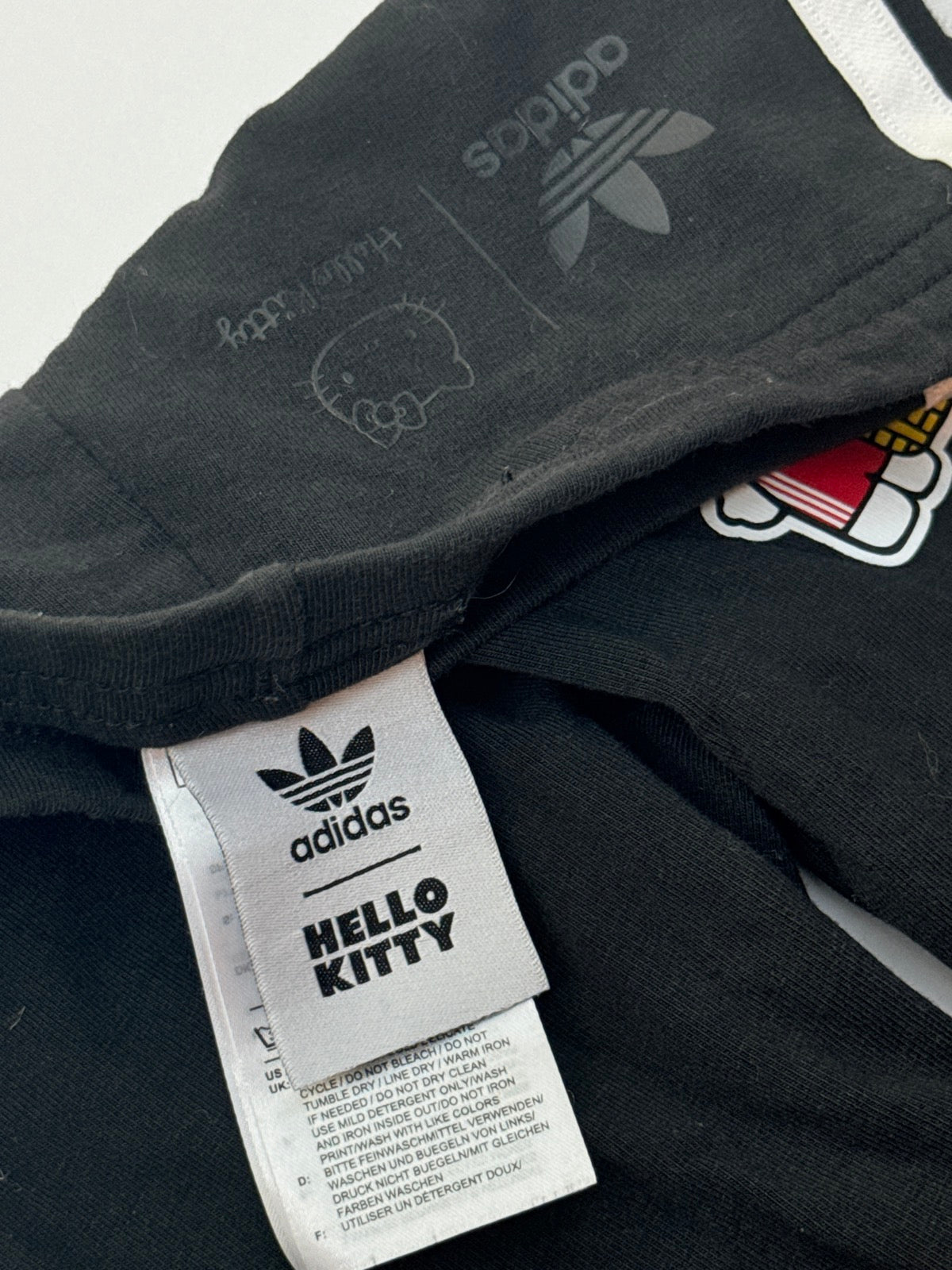 Adidas Hello Kitty Black Leggings Size XS