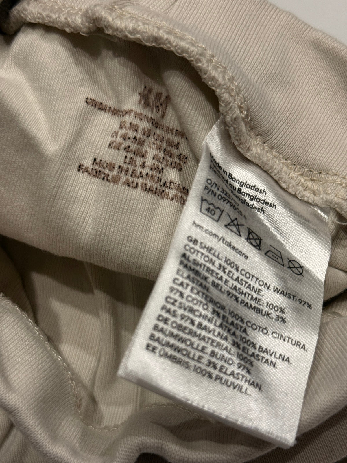 H&M Organic Cotton Baby Set 4-6m