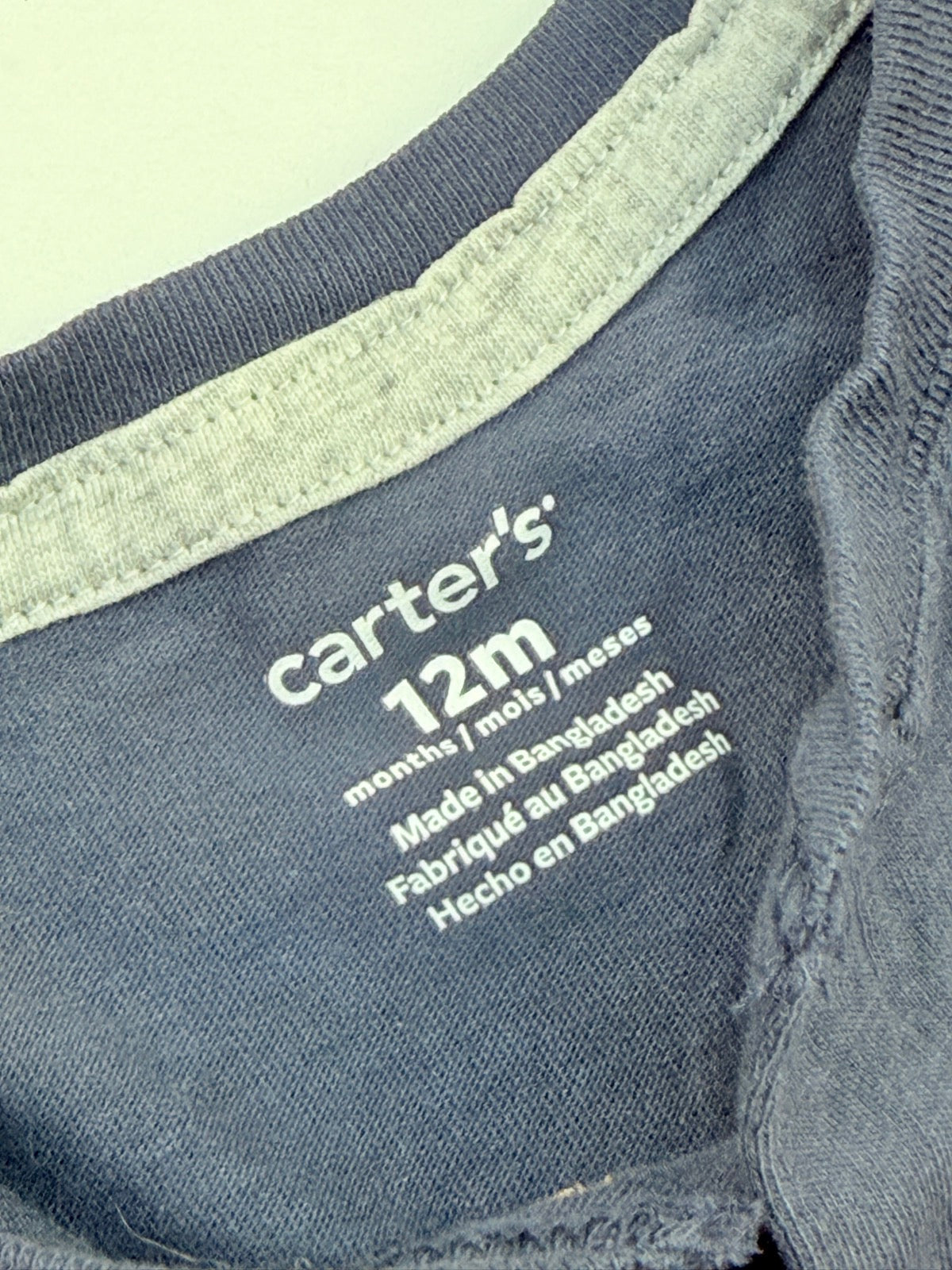 Carter's Navy Henley T-Shirt 12m