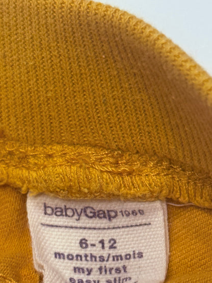 Baby Gap Mustard Yellow Pull-On Jeans 6-12M