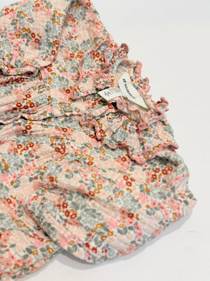 H&M Adorables Floral Ruffle Dress 9-12M
