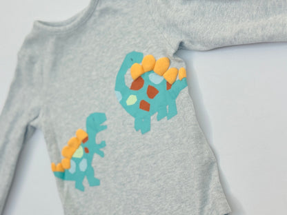 M&S Dinosaur Long Sleeve Bodysuit 2-3Y