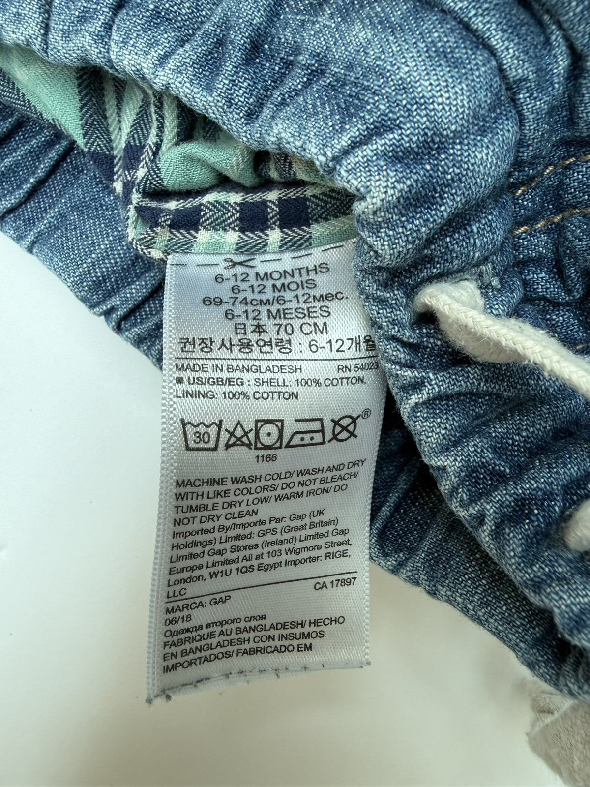 Gap Denim My First Easy Slim Jeans 6-12M