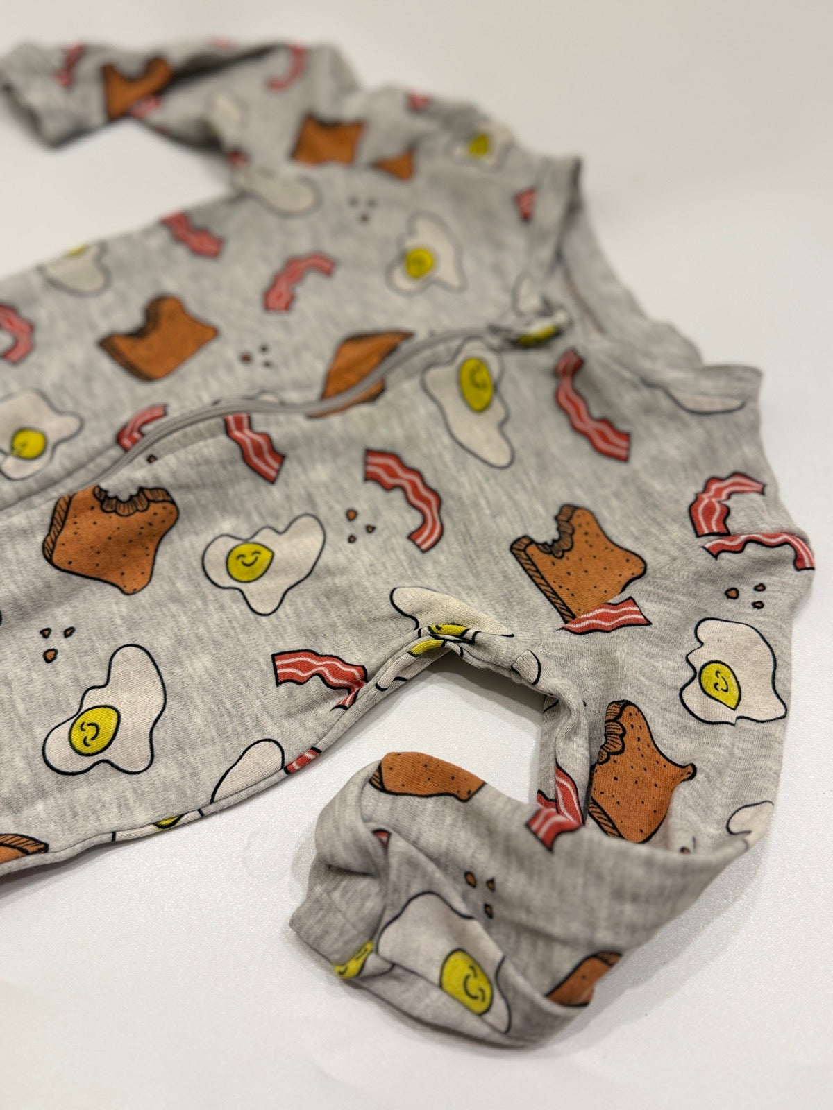 George Breakfast Print Footed Sleeper 18-24M