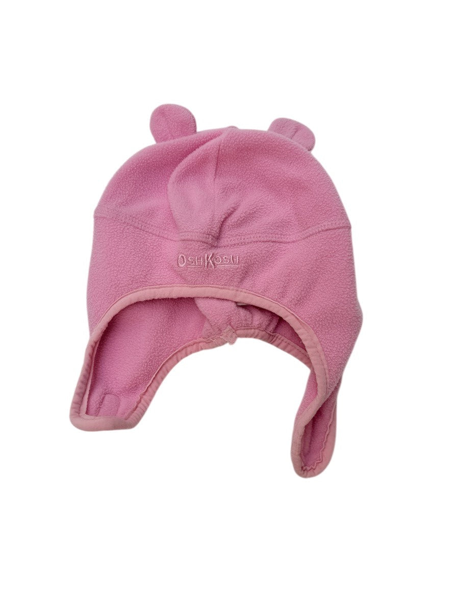 OshKosh B'gosh Pink Fleece Bear Hat