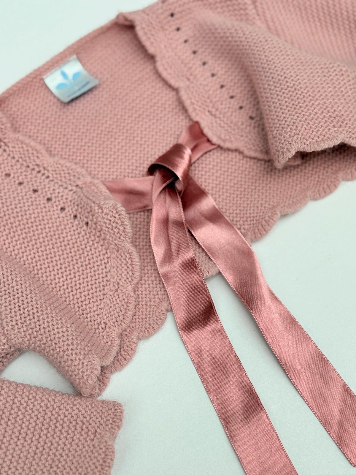 Sardon Pink Knit Bolero Cardigan 12m