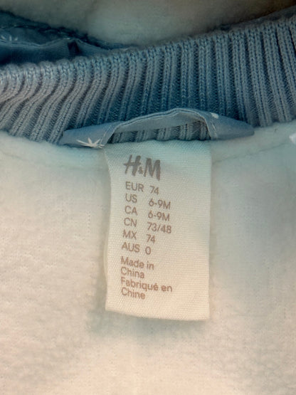 H&M Faux Fur Hood Winter Jacket 6-9M