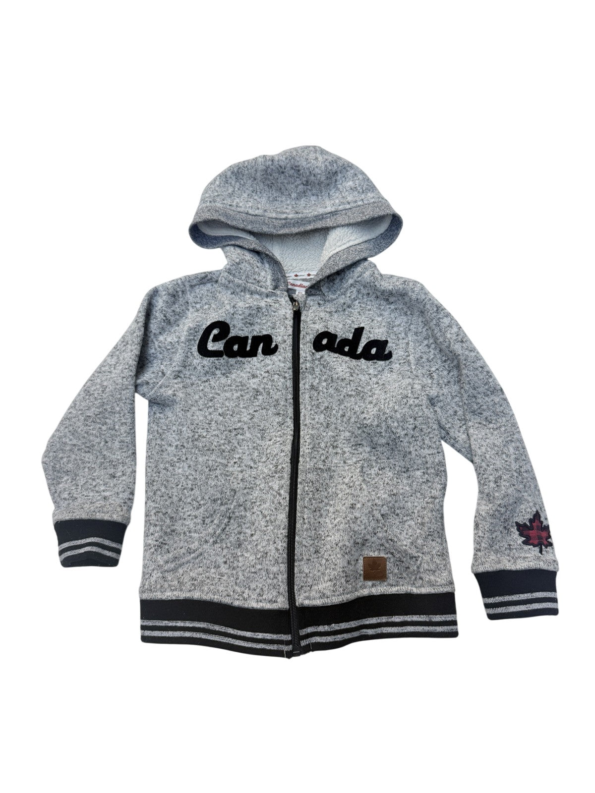 Canadiana Canada Zip-Up Hoodie Size 6X
