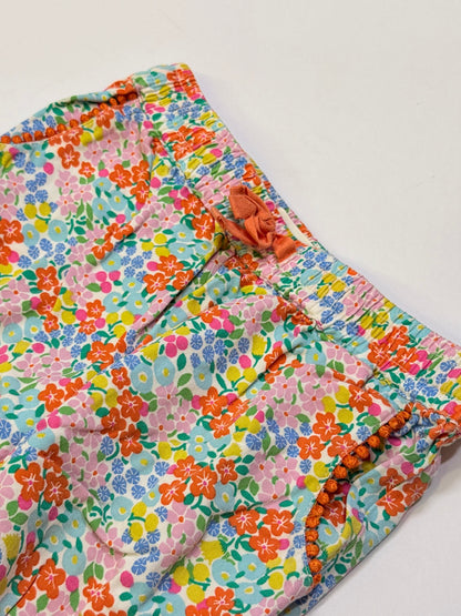 Boden Floral Light Weight Jogger Pants Girls 4Y