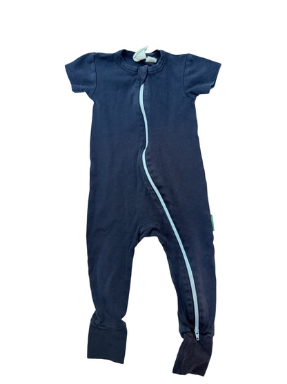 Parade Organic Navy Zip Sleeper 12-18M