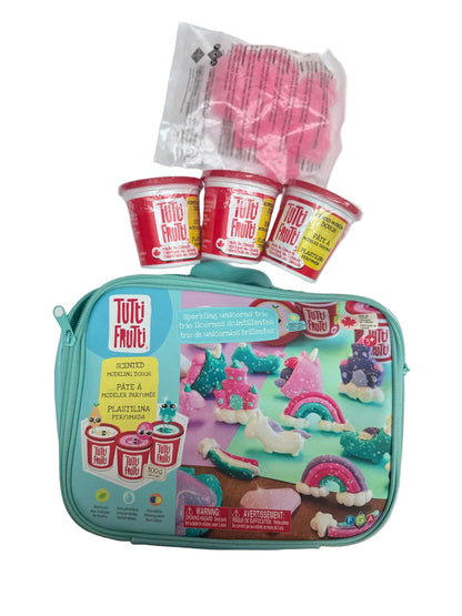 NWT - Tutti Frutti Sparkling Unicorns Trio Dough Set