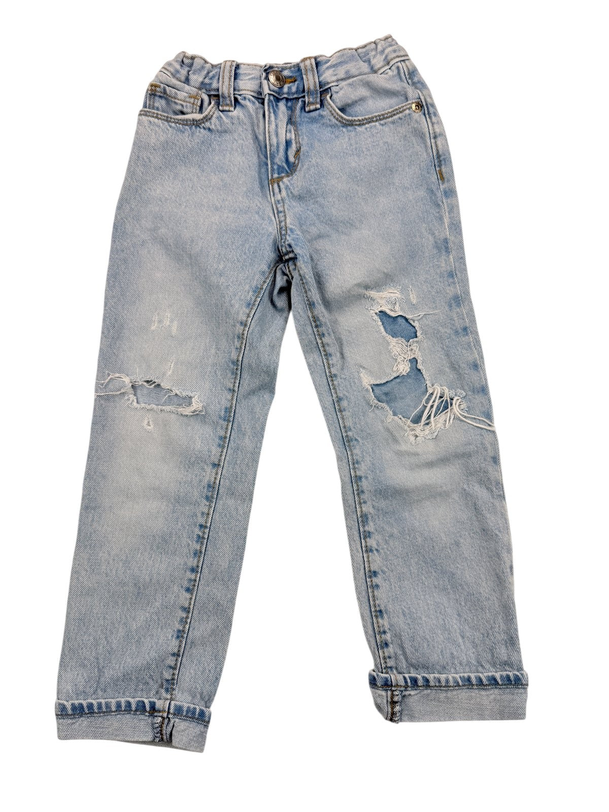 Old Navy Distressed Light Wash Jeans 4T