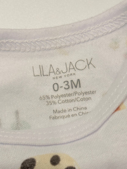 Lila & Jack Farm Print Bodysuit 0-3M