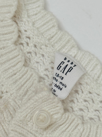 Baby Gap Cream Knit Romper 12-18M