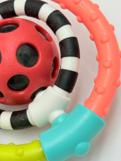 Sassy Ring O' Fun Teether Rattle Toy