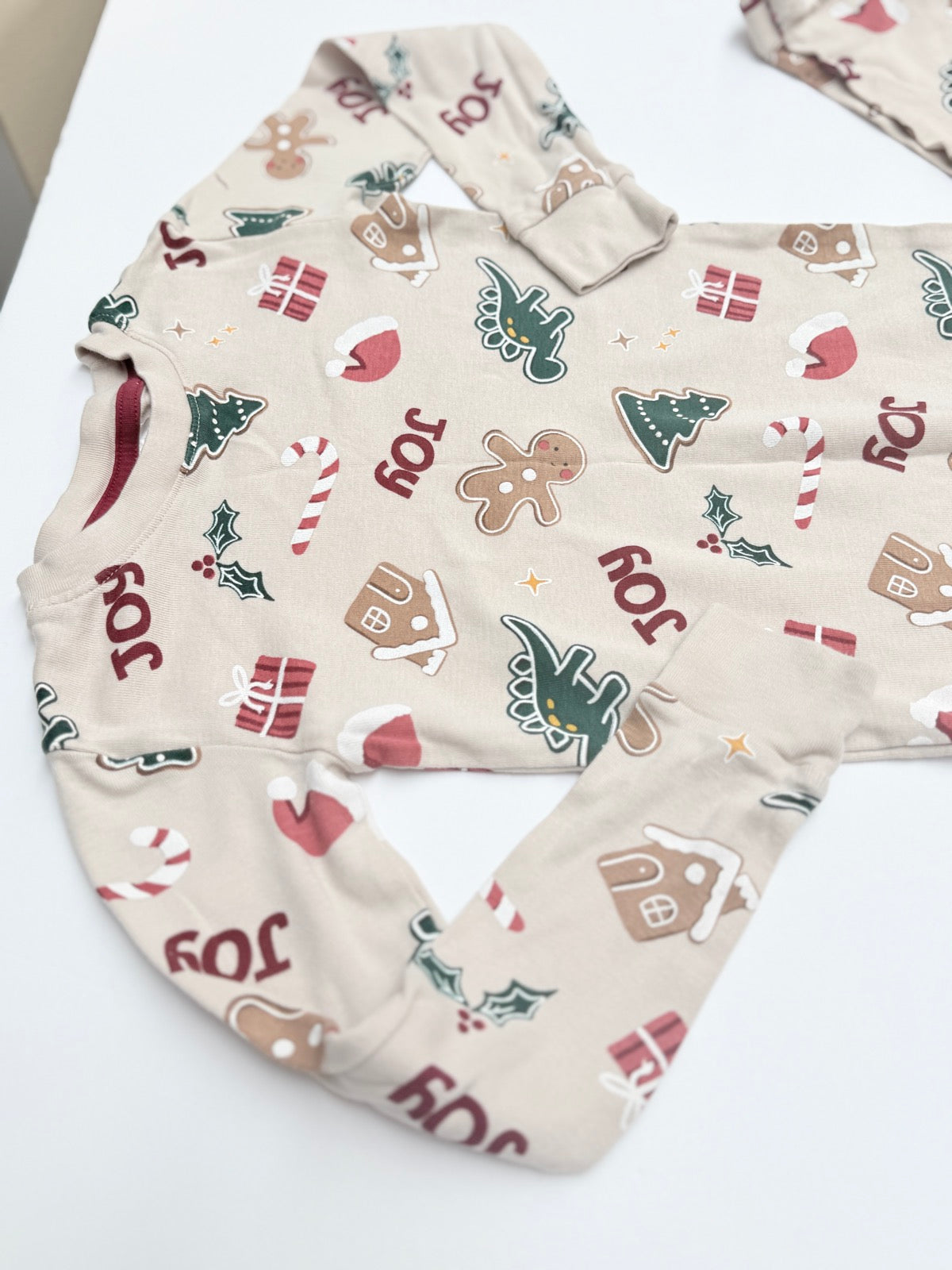 H&M Christmas Dino Pajama Set 6Y