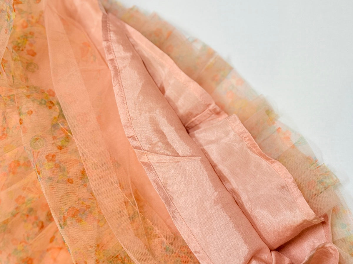 Mini Boden Floral Butterfly Tulle Skirt Size 4-5Y