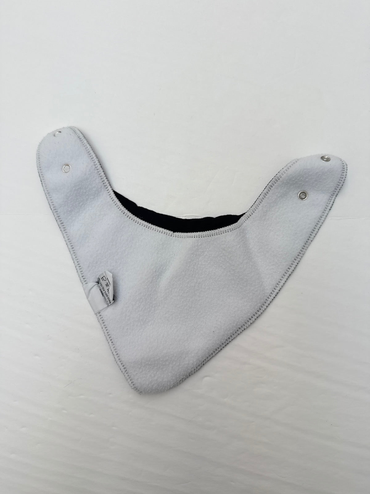 AlvaBaby Black Bandana Bib Snap