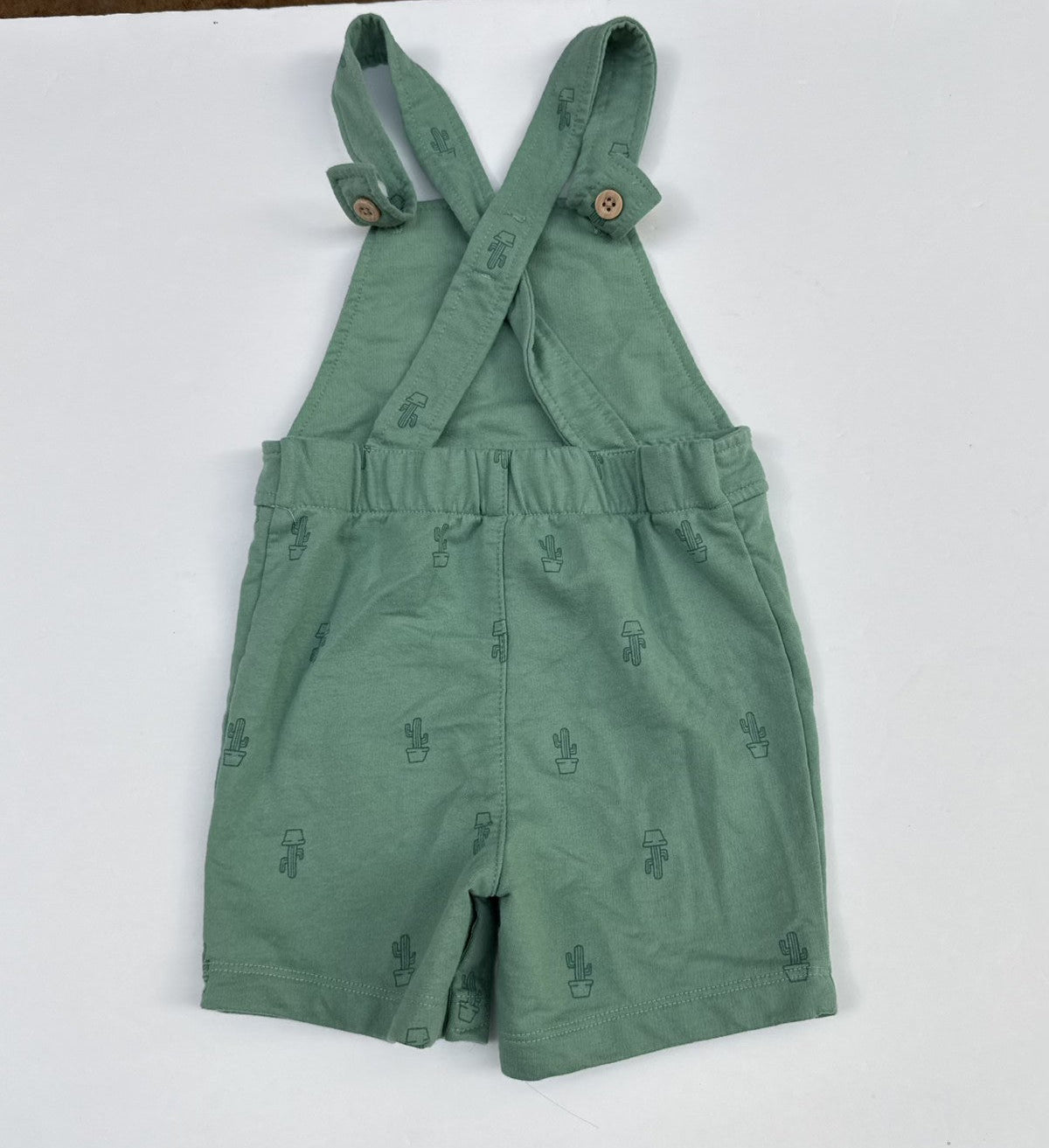 Pekkle Taco Cactus Short Overalls 24M