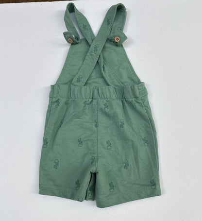 Pekkle Taco Cactus Short Overalls 24M