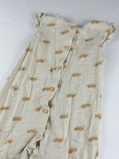 H&M Rainbow Print Romper 12-18M