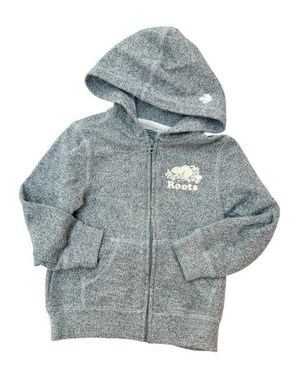 Roots Kids Gray Zip Hoodie Size 5T